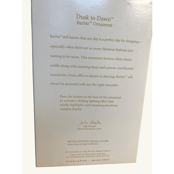 Dusk to Dawn Barbie 2007 Magic Hallmark Keepsake Ornament - Picture 2 of 15